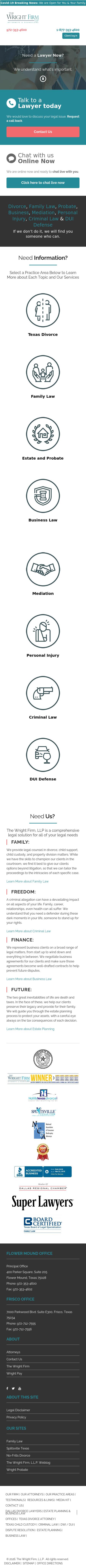 The Wright Firm, LLP - Dallas TX Lawyers