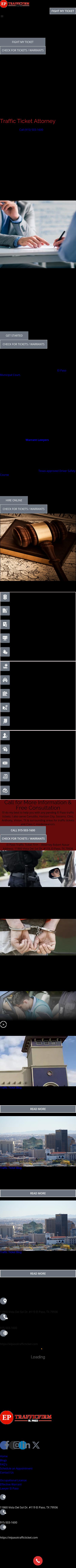 El Paso Traffic Ticket Firm - Attorney Robert Navar - El Paso Texas, USA Lawyers