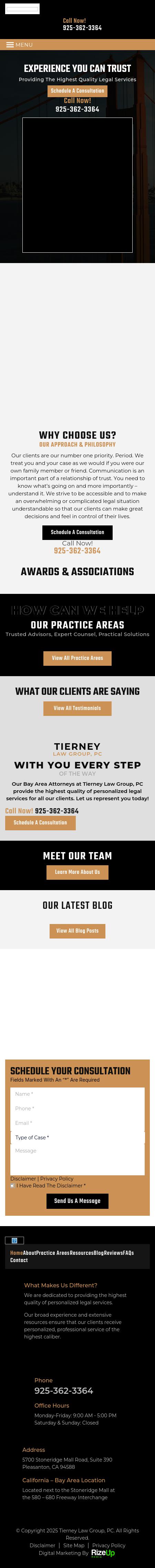 Tierney Law Group, PC - Pleasanton CA Lawyers