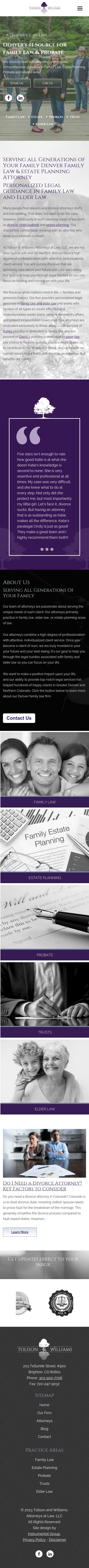 Tolison & Williams, Attorneys at Law, LLC - Brighton CO Lawyers