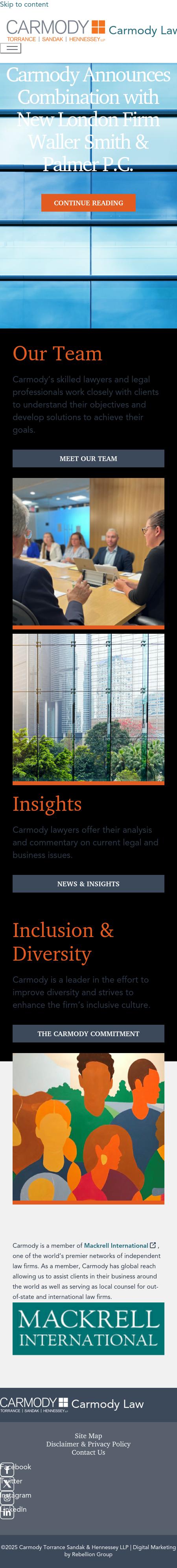 Waller, Smith & Palmer, P.C. - New London CT Lawyers