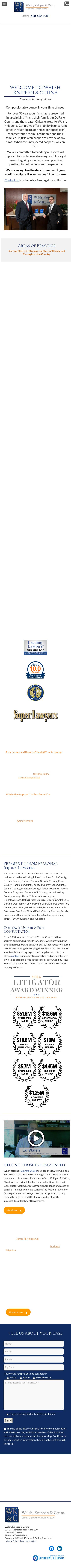 Walsh, Knippen, Pollock & Cetina, Chartered - Wheaton IL Lawyers