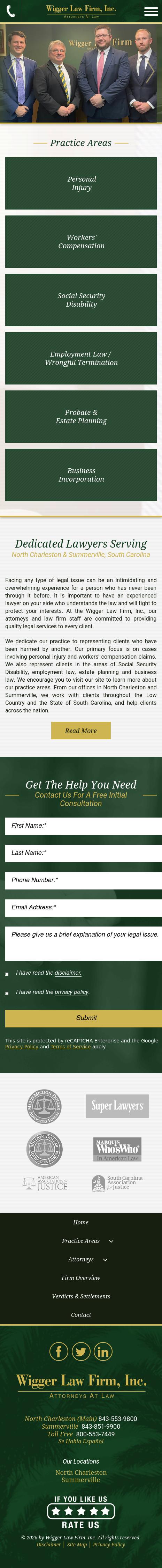 Wigger Law Firm Inc - North Charleston SC Lawyers