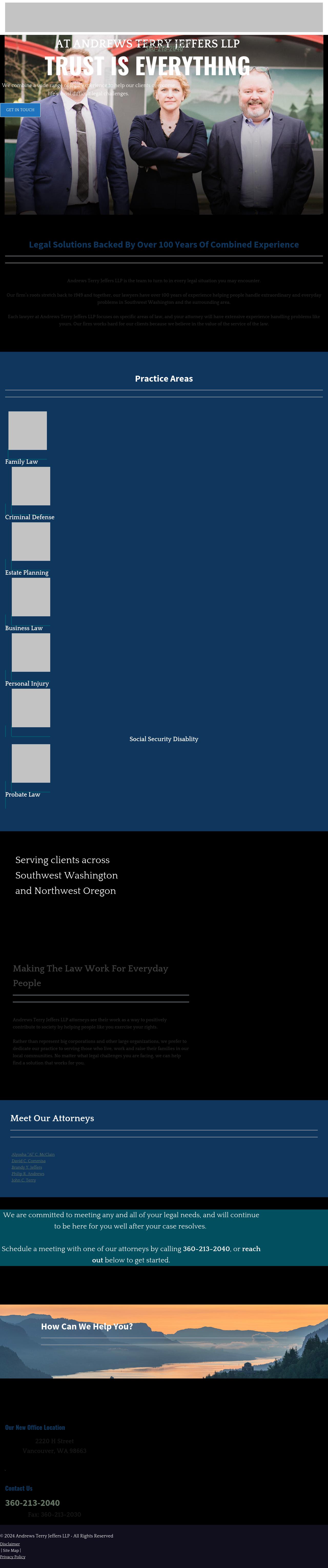 Morse Bratt Andrews & Foster PLLC - Vancouver WA Lawyers