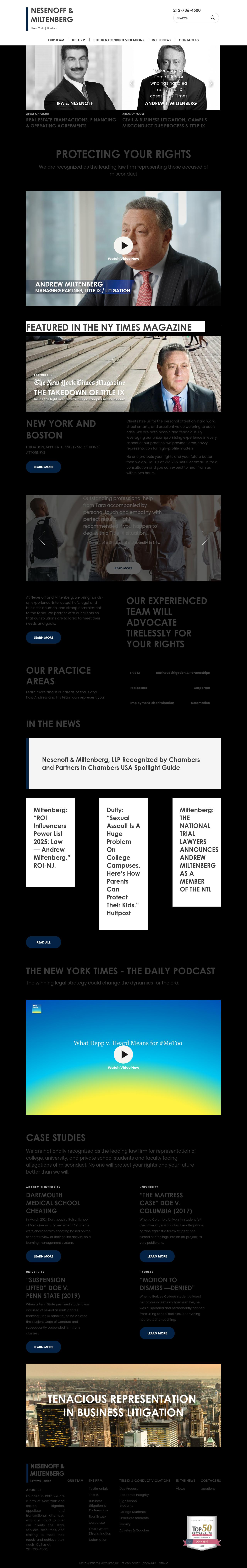 Nesenoff & Miltenberg, LLP - New York NY Lawyers