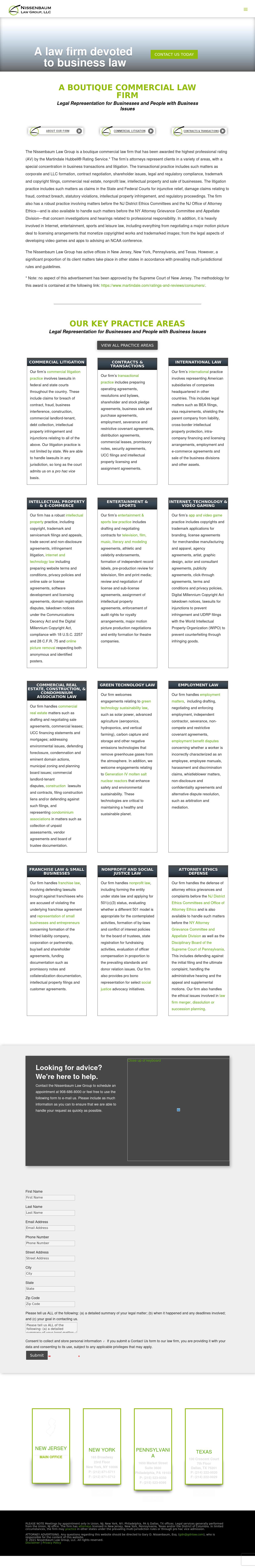 Nissenbaum Law Group, LLC - Union NJ Lawyers