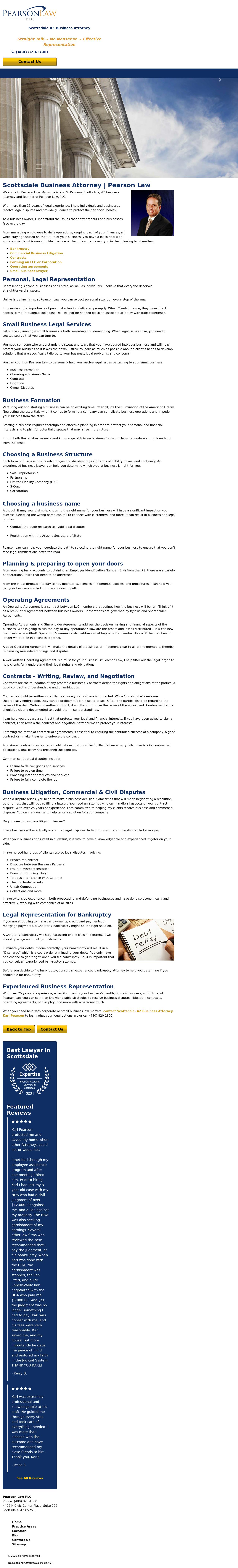 Pearson Law, PLC - Scottsdale AZ Lawyers