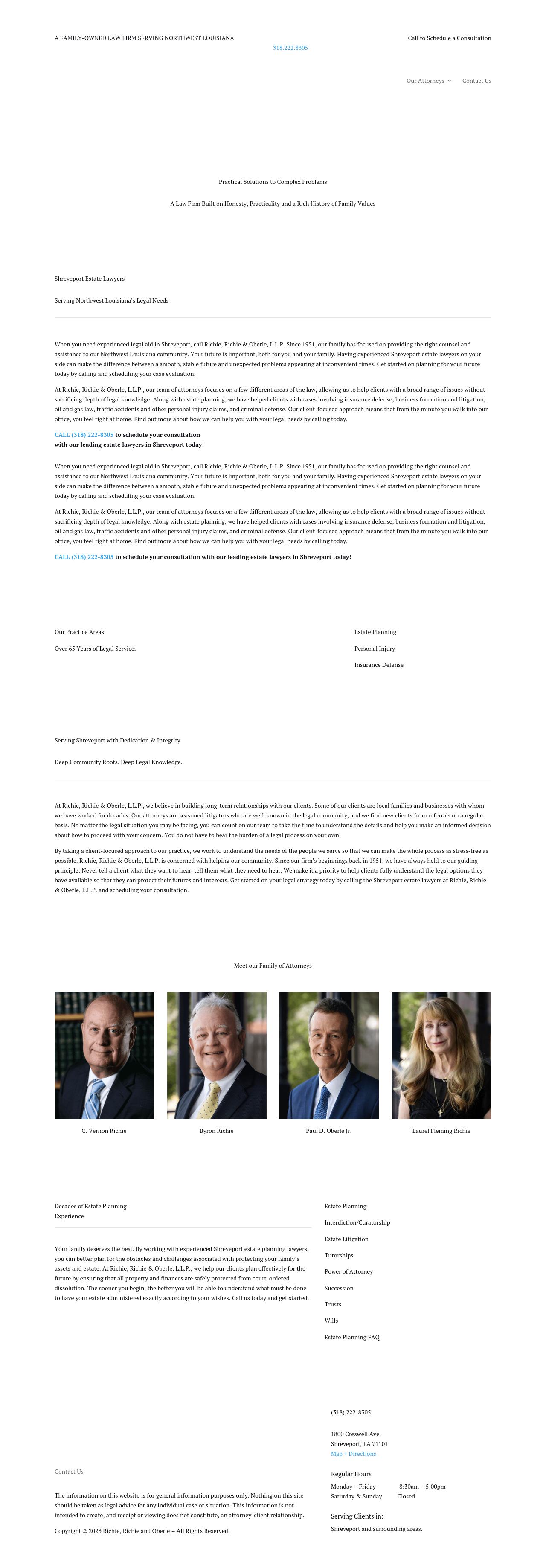 Richie Richie & Oberle LLP - Shreveport LA Lawyers