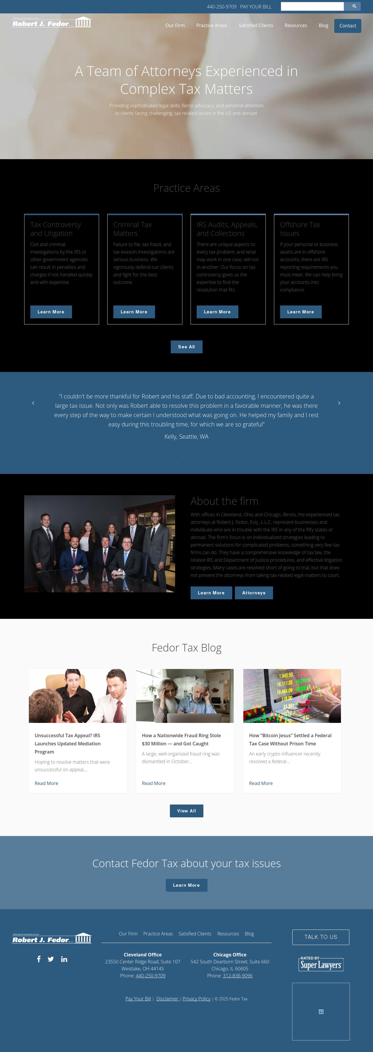 Robert J. Fedor, Esq., L.L.C. - Westlake OH Lawyers