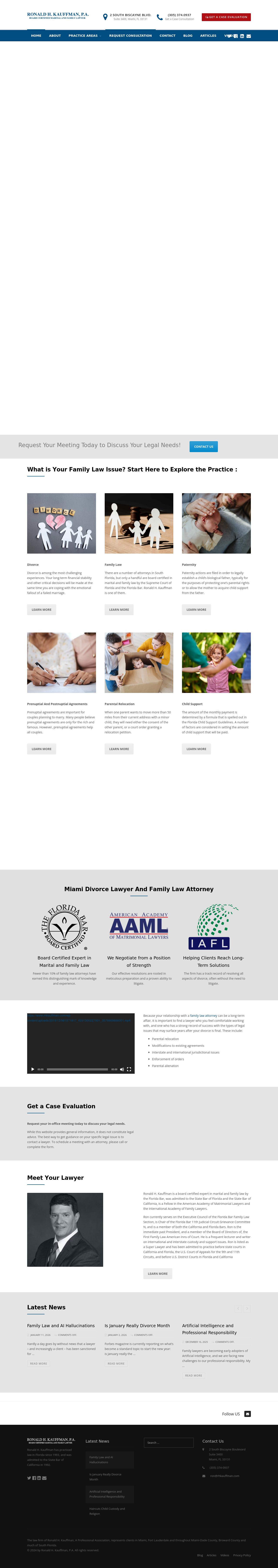 Ronald H. Kauffman, P.A. - Miami FL Lawyers