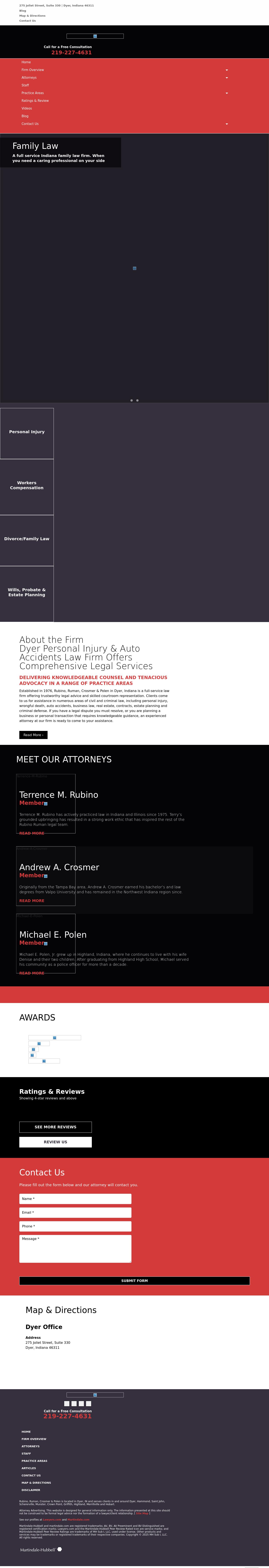 Rubino, Ruman, Crosmer & Polen - Dyer IN Lawyers