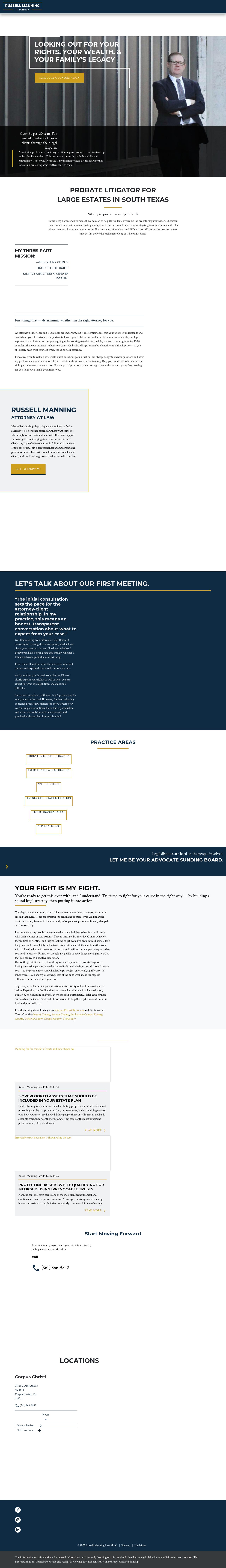 Russell Manning - Corpus Christi TX Lawyers