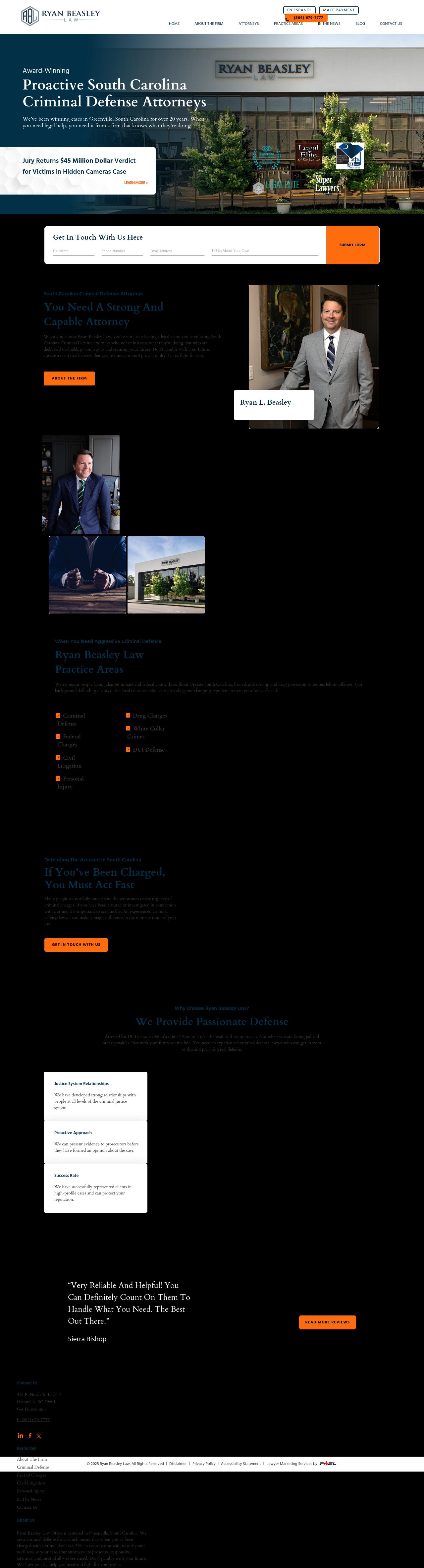 Ryan L. Beasley, Attorney at Law - Greenville SC Lawyers