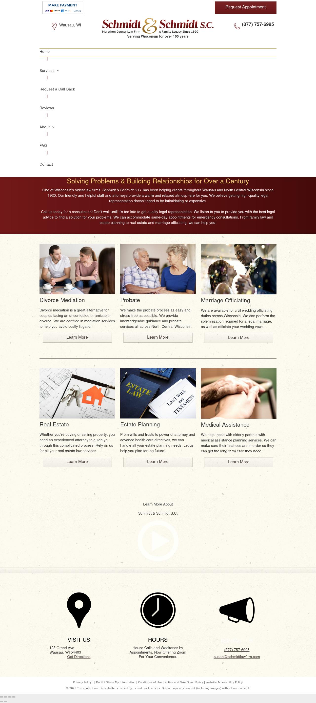 Schmidt & Schmidt, S.C. - Wausau WI Lawyers