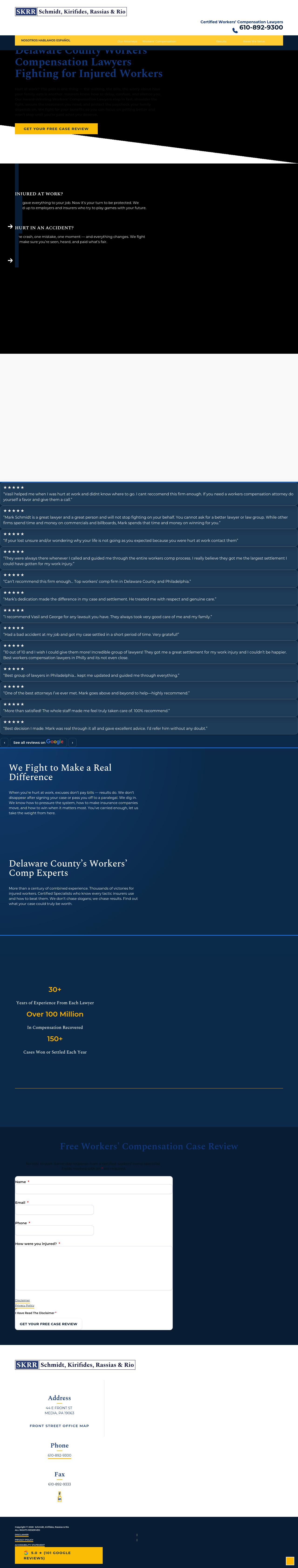 Schmidt, Kirifides, Fridkin & Rassias - Media PA Lawyers