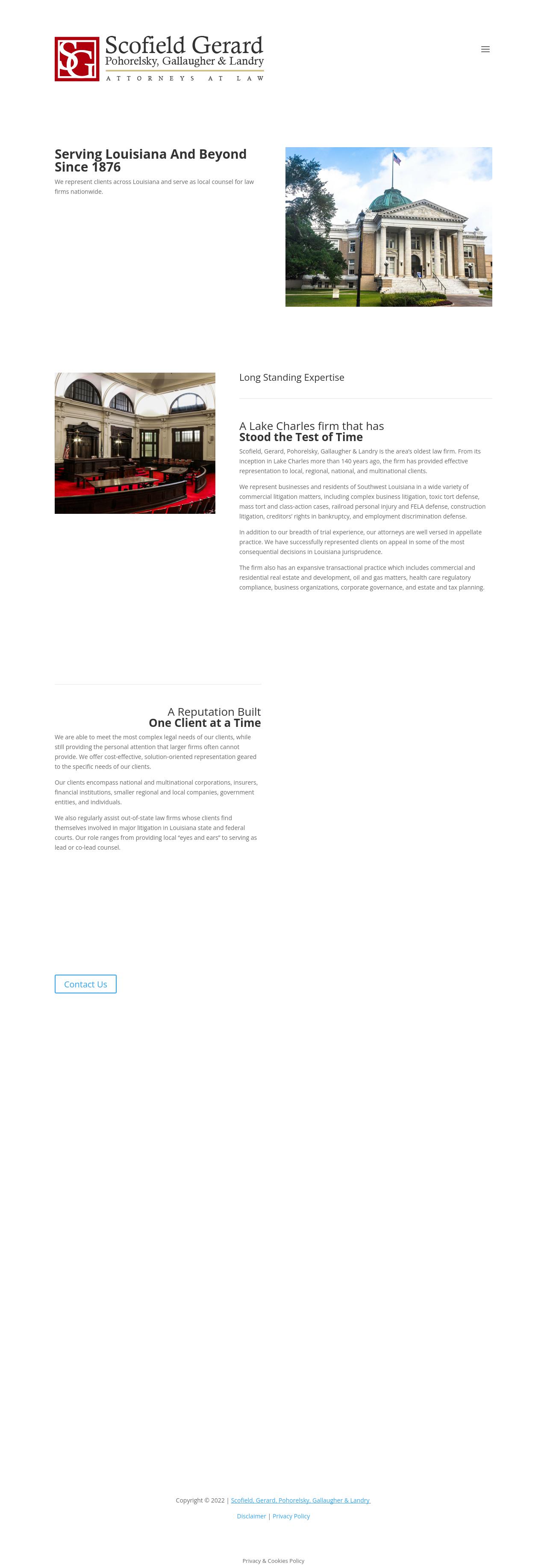 Scofield, Gerard, Pohorelsky, Gallaugher & Landry - Lake Charles LA Lawyers