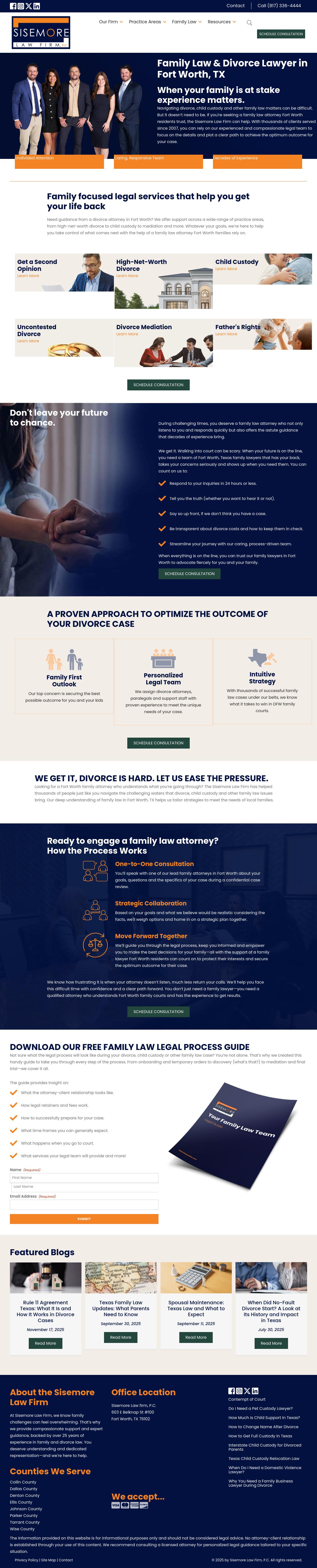 Sisemore Law Firm - Fort Worth TX Lawyers