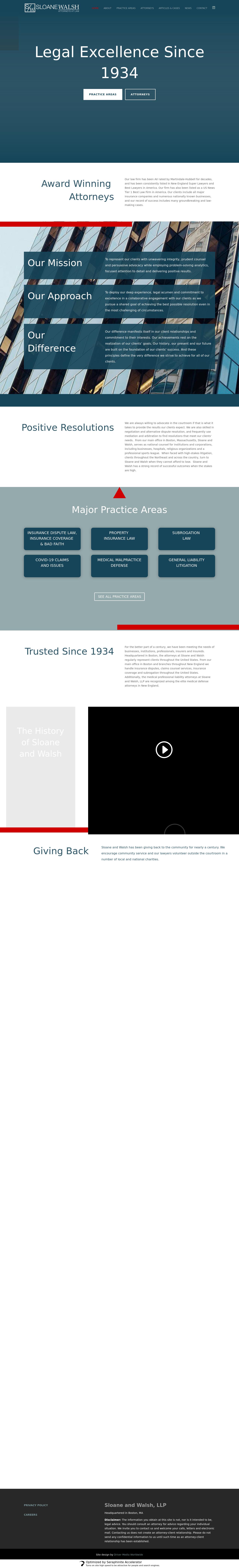 Sloane and Walsh, LLP - Boston MA Lawyers