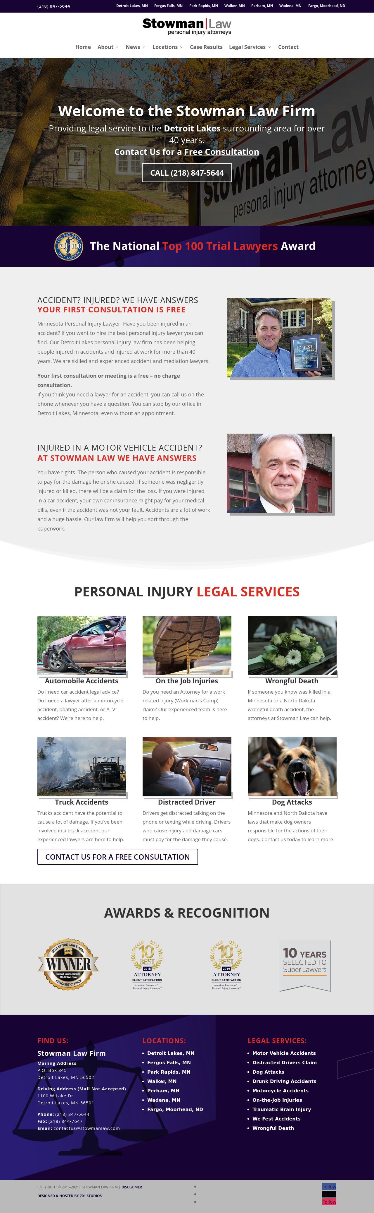 Stowman Law Firm, P.A. - Detroit Lakes MN Lawyers