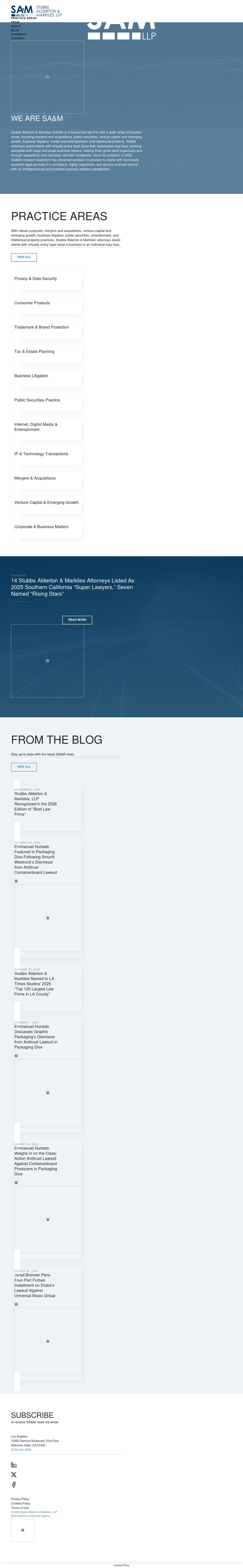 Stubbs Alderton & Markiles, LLP - Sherman Oaks CA Lawyers