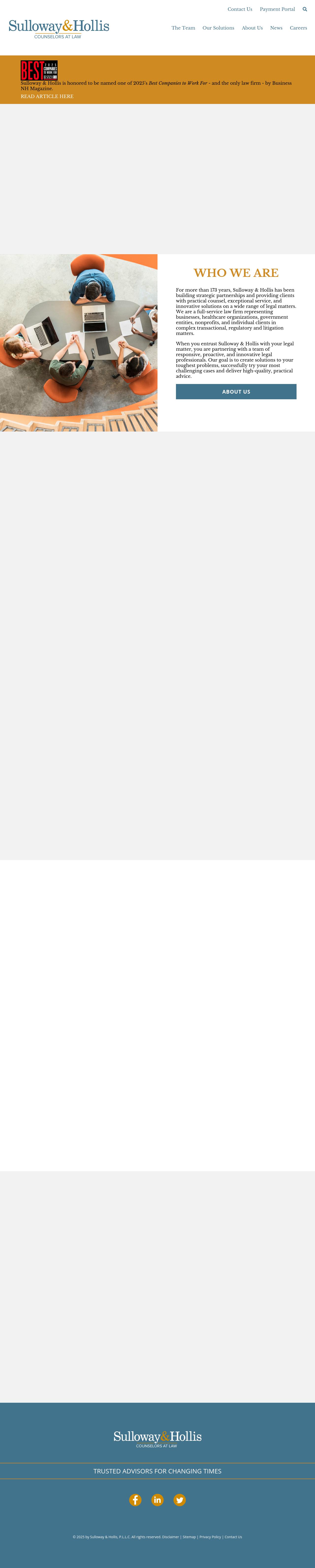 Sulloway & Hollis, P.L.L.C. - Portland ME Lawyers