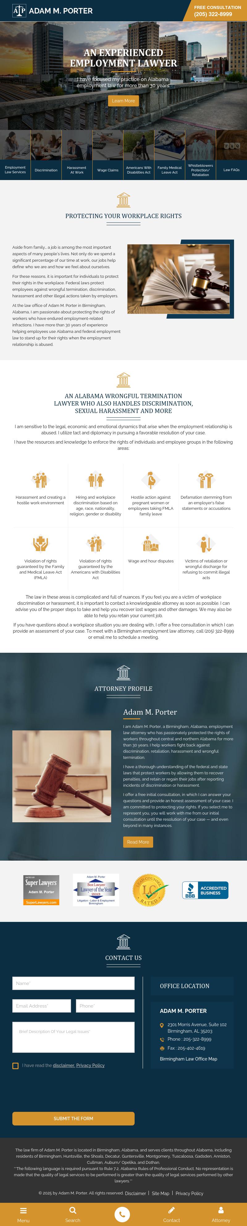 Adam M. Porter - Birmingham AL Lawyers