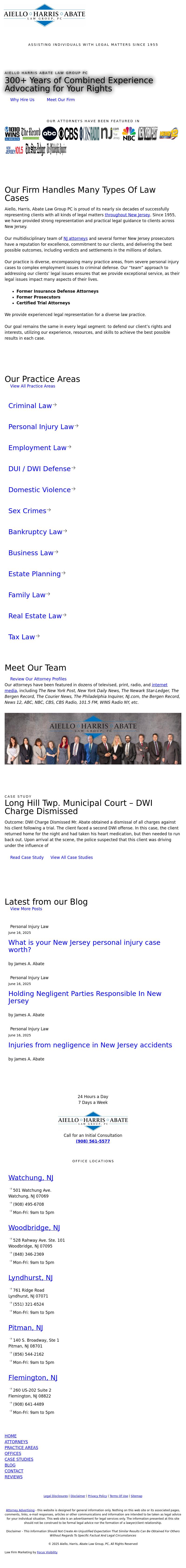 Aiello, Harris, Marth, Tunnero, Pastor & Schiffman, PC Attorneys At Law - Pitman NJ Lawyers