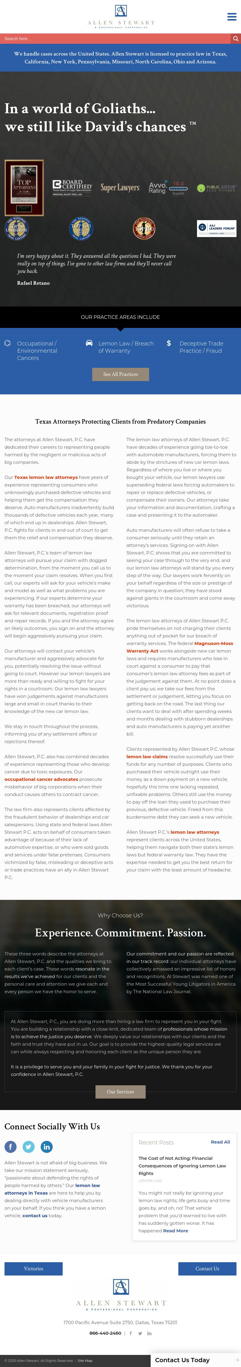 Allen Stewart, P.C. - Dallas TX Lawyers