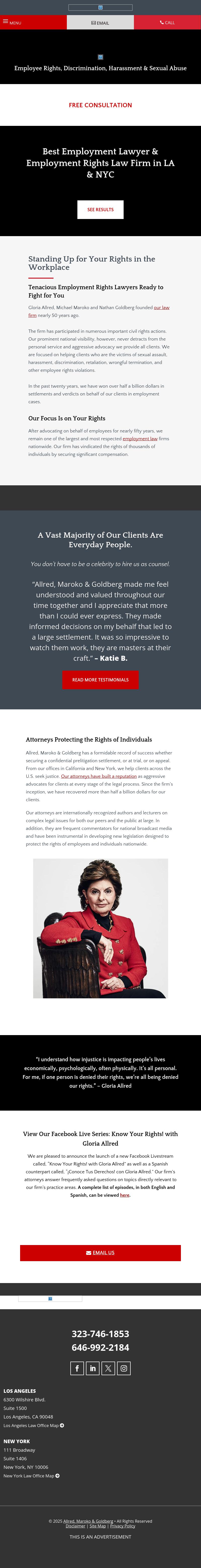 Allred, Maroko & Goldberg - Los Angeles CA Lawyers