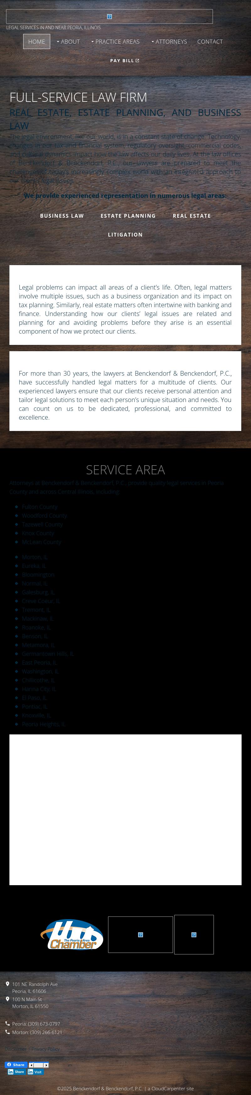 Benckendorf & Benckendorf, P.C. - Morton IL Lawyers