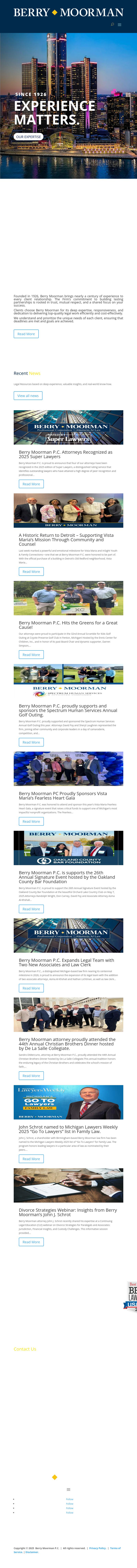 Berry Moorman PC - Birmingham MI Lawyers