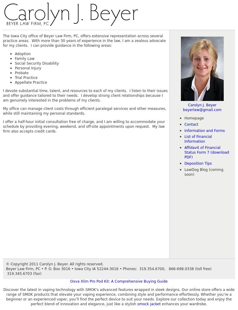 Beyer Law Firm, PC - Iowa City IA Lawyers