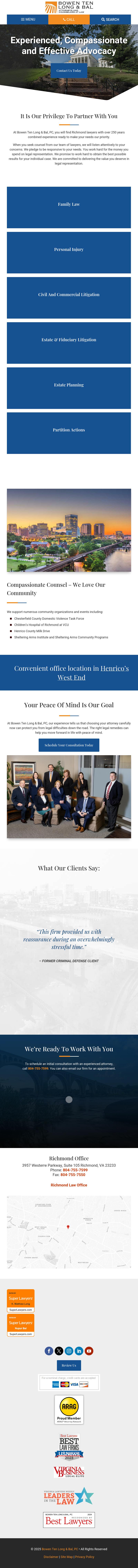 Bowen Ten Cardani, PC - Richmond VA Lawyers