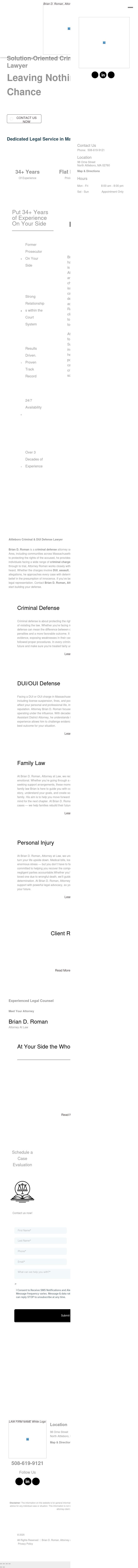 Brian D. Roman, Attorney at Law - North Attleboro MA Lawyers