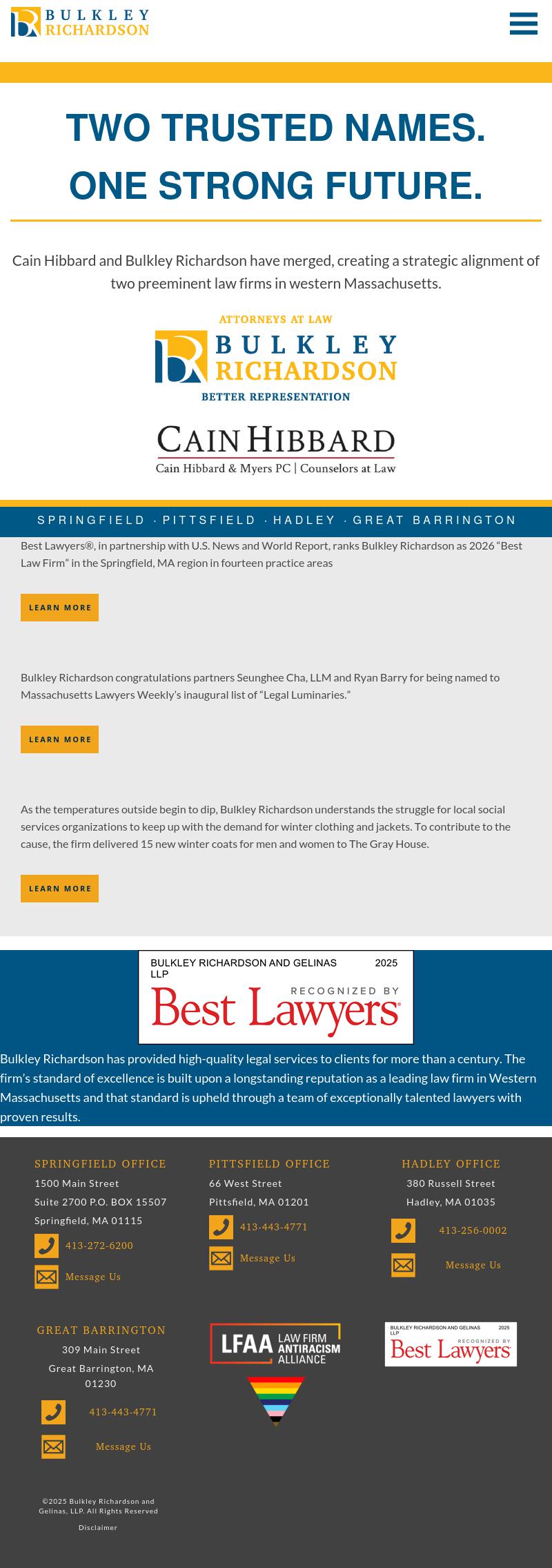 Bulkley, Richardson and Gelinas, LLP - Boston MA Lawyers