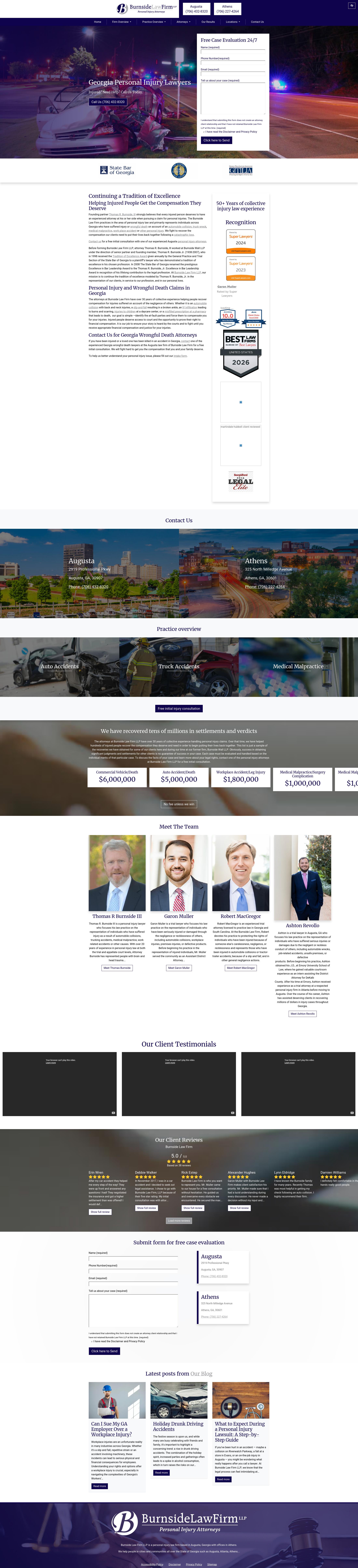 Burnside Law Firm LLP - Augusta GA Lawyers