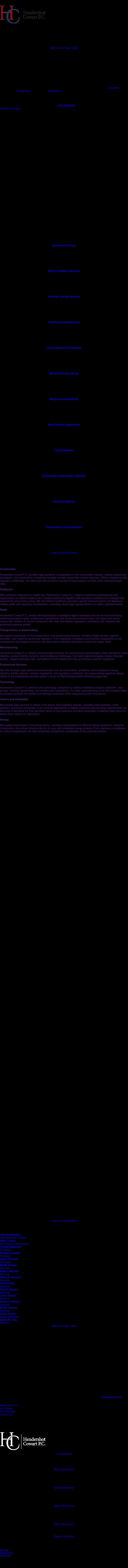 Hendershot, Cannon & Hisey, P.C. - Houston TX Lawyers