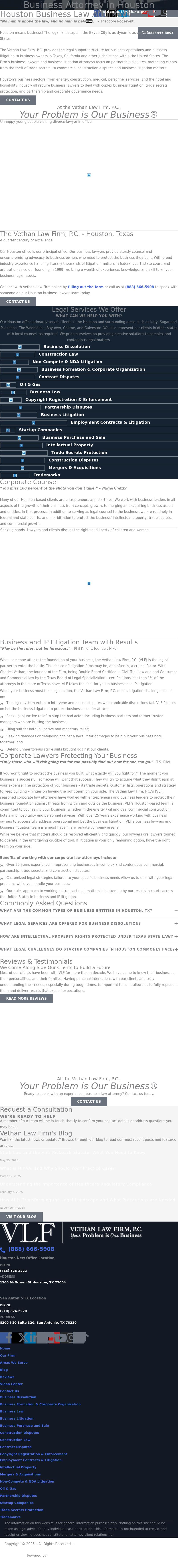 Vethan Law Firm P.C. - Houston TX Lawyers