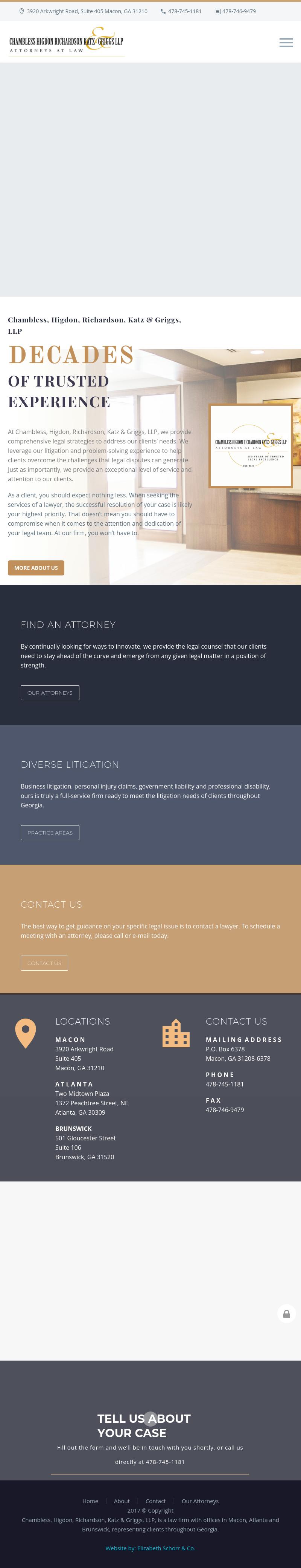 Chambless, Higdon, Richardson, Katz & Griggs, LLP - Macon GA Lawyers