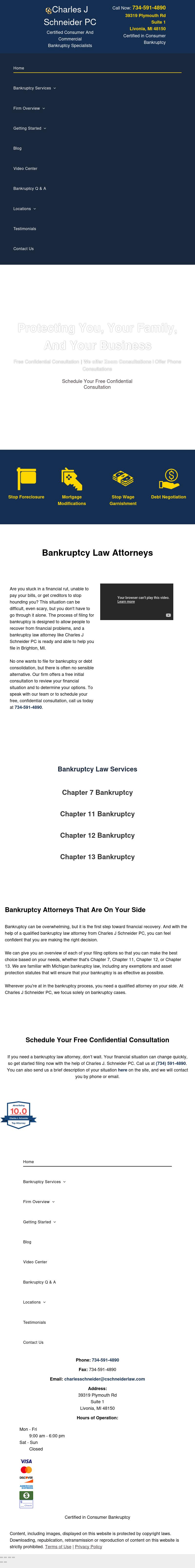 Charles J. Schneider, P.C. - Livonia MI Lawyers