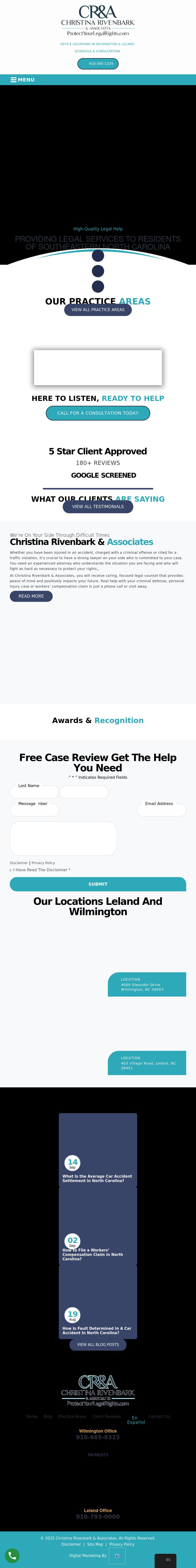 Christina Rivenbark & Associates - Wilmington NC Lawyers