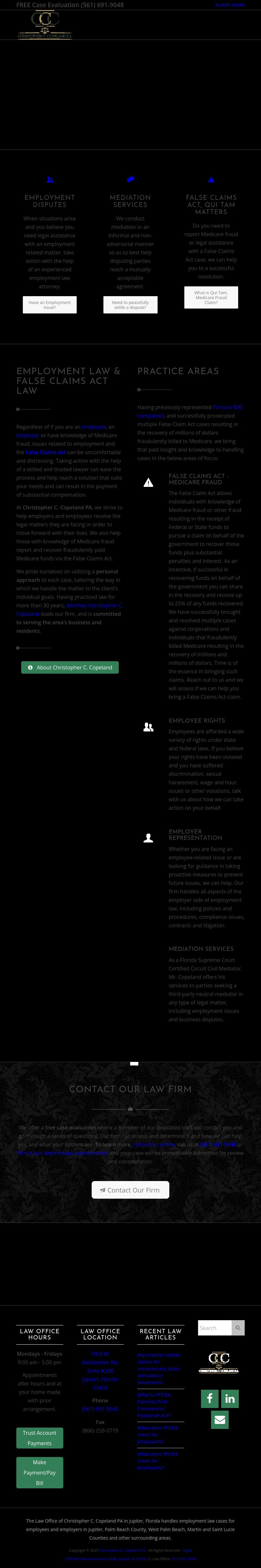 Christopher C. Copeland P.A. - Jupiter FL Lawyers