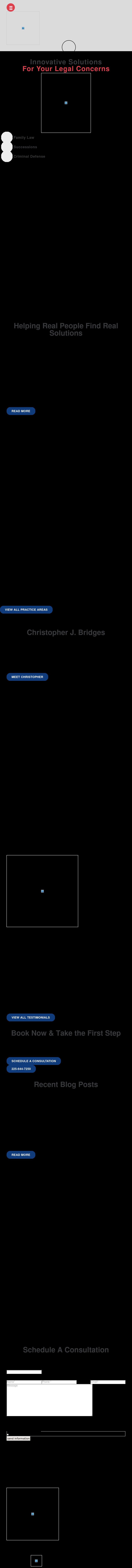 Christopher J. Bridges, Attorney at Law - Gonzales LA Lawyers