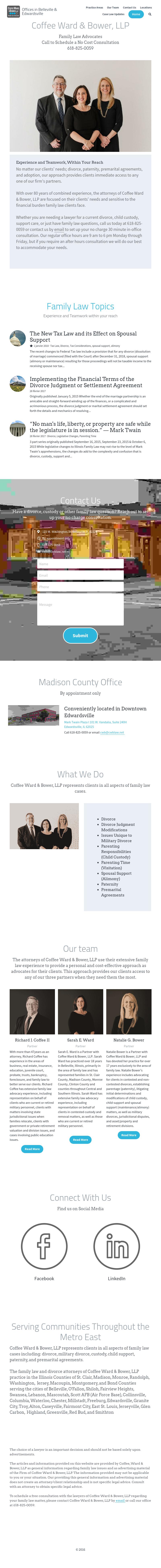 Coffee Ward & Bower, LLP - Belleville IL Lawyers