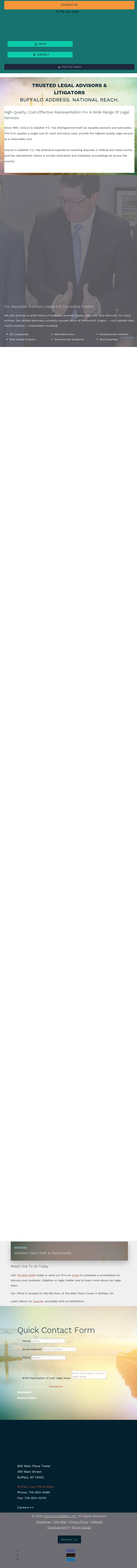 Colucci & Gallaher, P.C. - Buffalo NY Lawyers