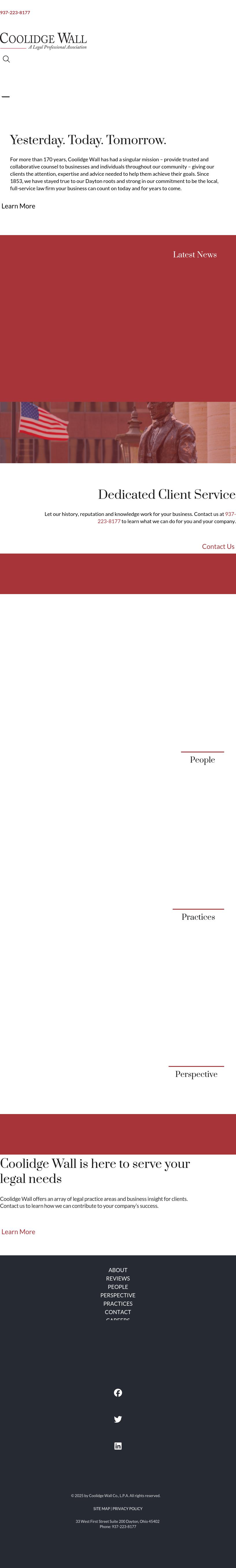 Coolidge Wall Co., L.P.A. - Dayton OH Lawyers