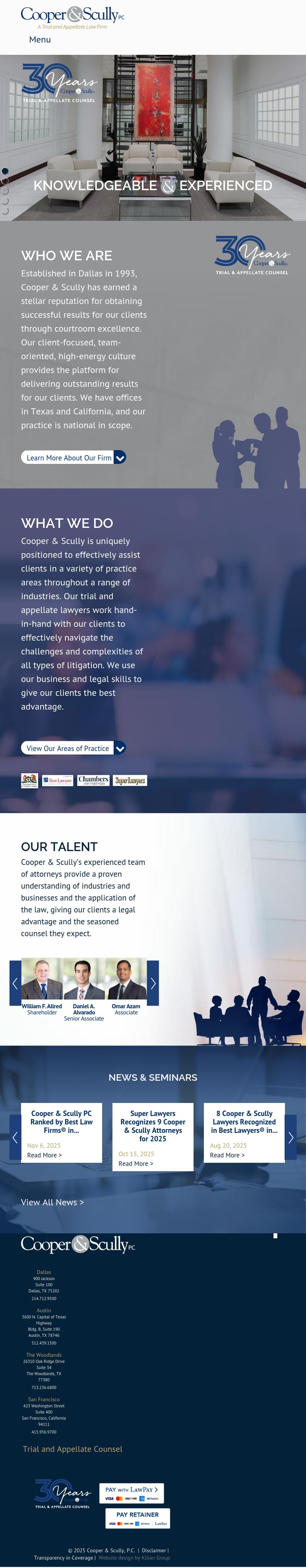 Cooper & Scully, P.C. - Dallas TX Lawyers