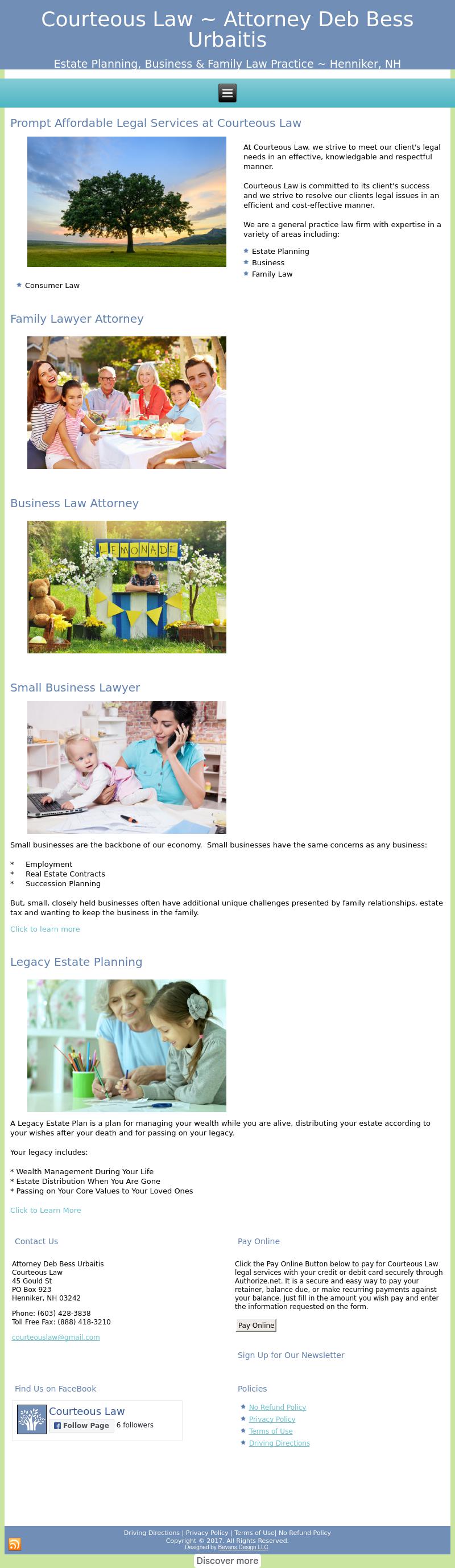 Courteous Law - Henniker NH Lawyers