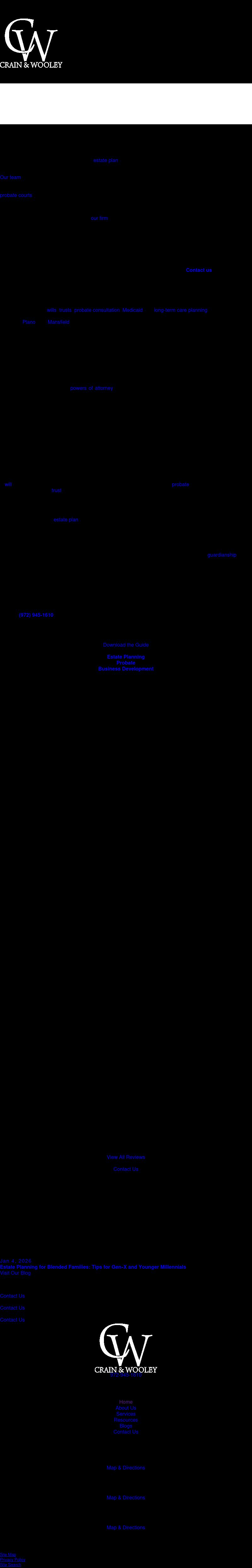 Crain & Wooley - Plano - Plano TX Lawyers