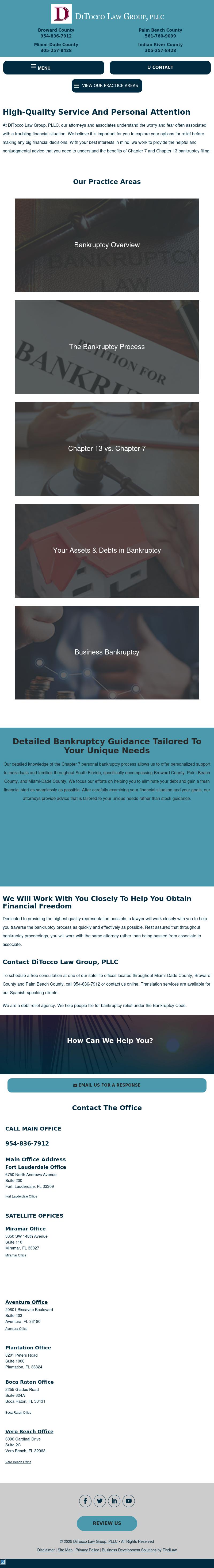 DiTocco Law Group, PLLC - Boca Raton FL Lawyers